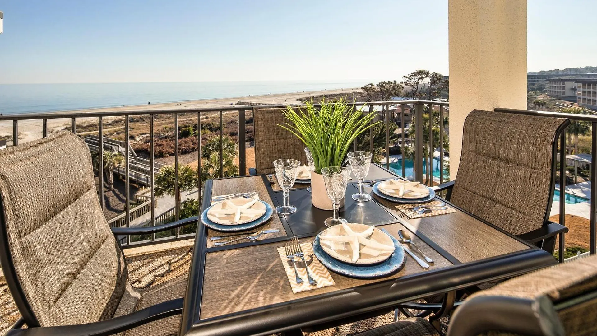 Ocean Views, Private Balcony, Beach Hilton Head Island